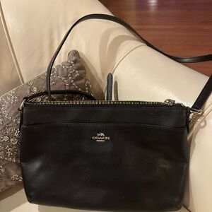 Coach Black Crossbody Leather Bag